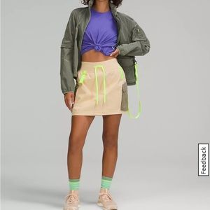 Lululemon Multi-pocket Cargo Highrise Hiking Skirt/Skort